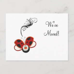 Cartes de changement d'adresse coccinelle