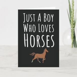 Cartes de Cheval Mignon pour Garçons Bébés Animaux