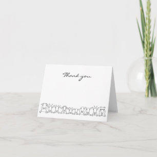 Cartes de chèvre Merci