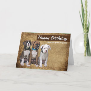 Cartes de Chien Chien - Carte d'Anniversaire Perso