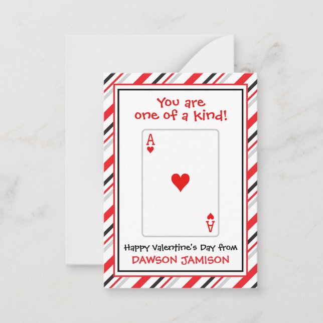 Cartes de classe Valentine's (Devant)