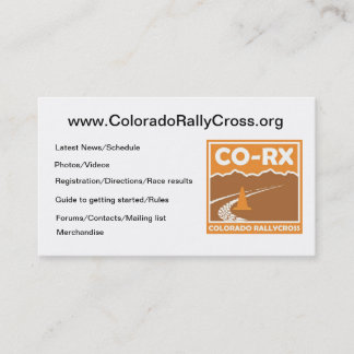 Cartes de CO-RX