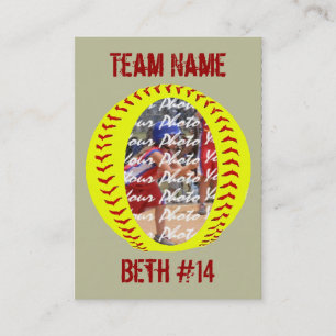 Cartes de collection de photo de joueur