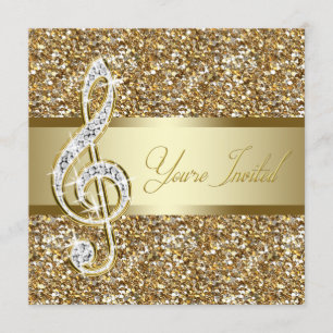 Cartes de concert de symphonie de clé de sol de mu