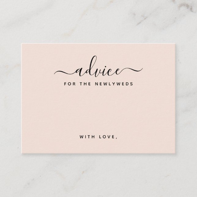 Cartes de conseil de script simples (Devant)