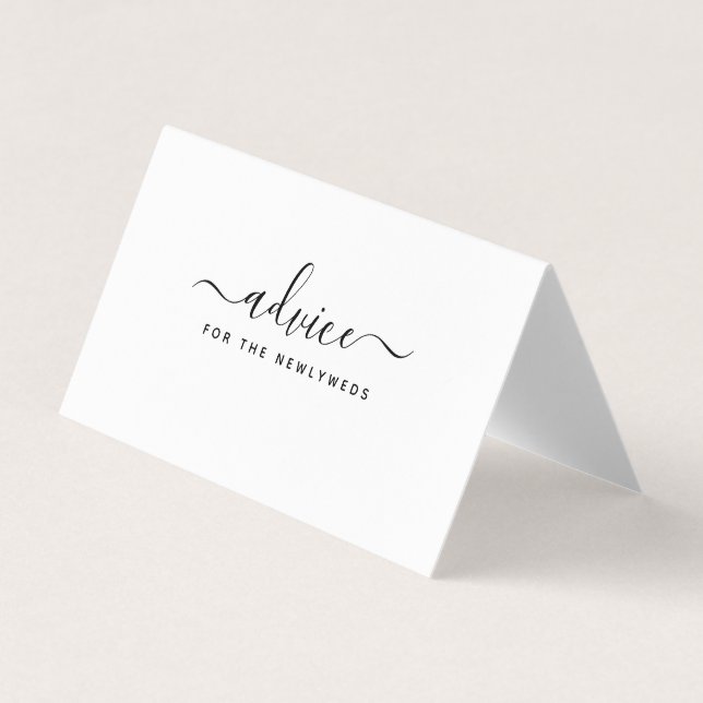 Cartes de conseil de script simples (Devant)