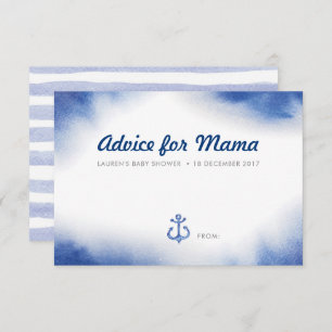 Cartes de conseil en Baby shower vert botanique