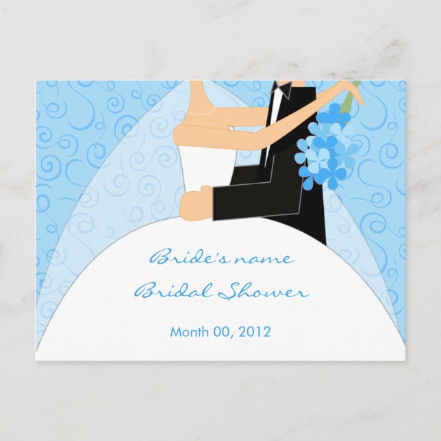 Cartes de conseil en Fête des mariées Turquoise (Devant)
