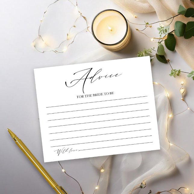 Cartes de conseil Fête des mariées Gold Greenery (Créateur téléchargé)