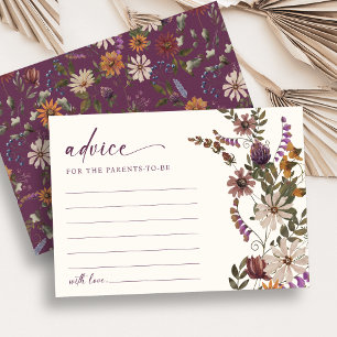 Cartes de conseil pour bébés Bourgogne