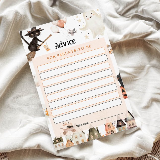 Cartes de conseils baby showers pour les parents à (Créateur téléchargé)