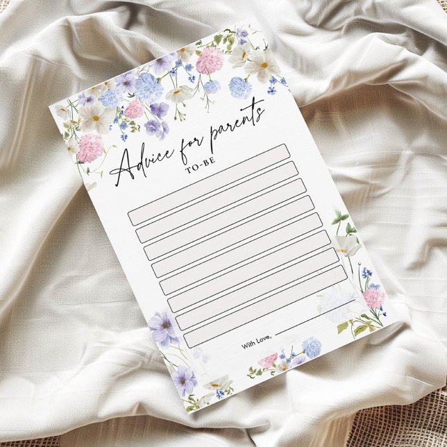 Cartes de conseils baby showers pour les parents à (Créateur téléchargé)