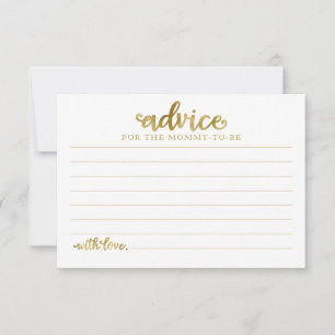 Cartes de conseils pour Baby Shower d'Halloween po