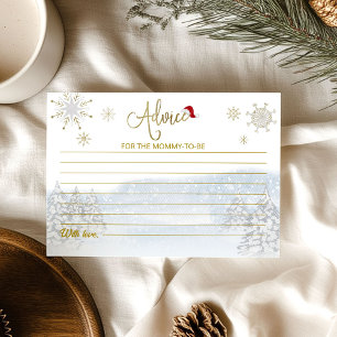 Cartes de conseils pour bébé pour la fête de Noël