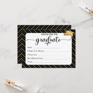 Cartes de conseils pour les diplômés - Conseils po