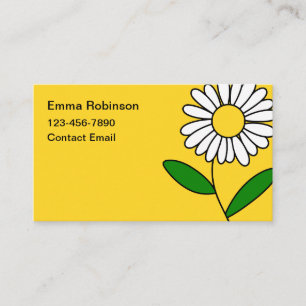 Cartes de contact florales Ladies Bright pour entr