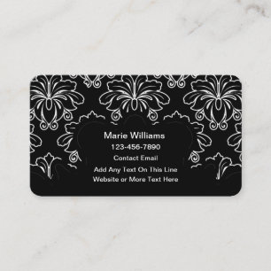 Cartes de contact personnel pour femmes