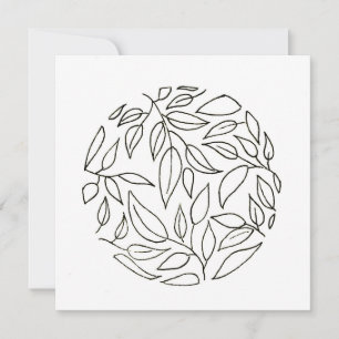 Cartes de contour feuille simple avec journal