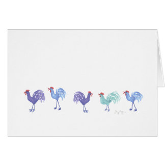Cartes de coqs