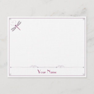 Cartes de correspondance de libellule