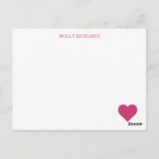 Cartes de correspondance du coeur