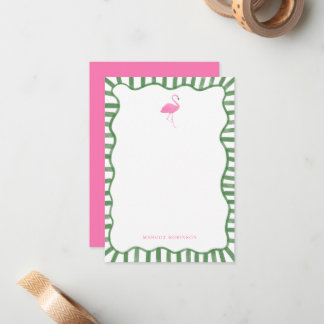 Cartes de correspondance personnelles Pink Flaming