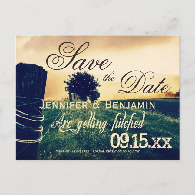 Cartes de correspondance pour annoncer la date de  (Devant)