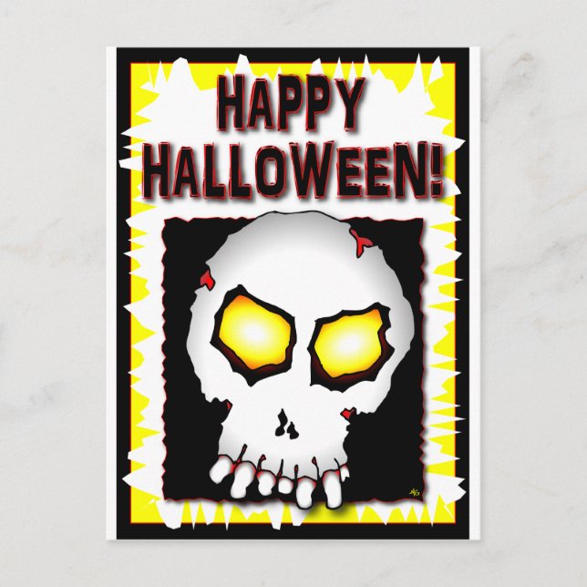 Cartes de crâne Zombie (Devant)