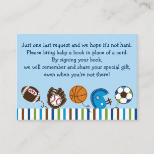 Cartes de demande de réservation de Baby showers s