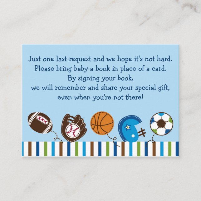 Cartes de demande de réservation de Baby showers s (Devant)
