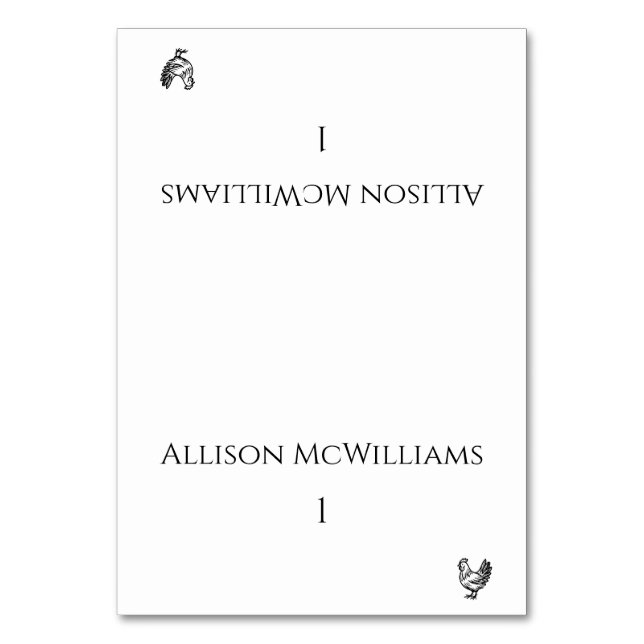 Cartes de disposition de table de mariage - Noir e (Par défaut)