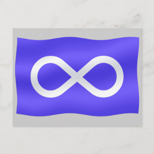 Cartes de drapeau des Métis Cartes d'art des Premi