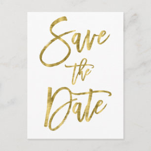 Cartes de faire-part de mariage Blanc et Or