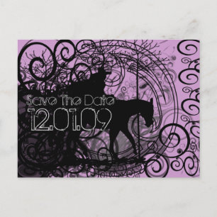 Cartes de faire-part de mariage Cheval occidental 