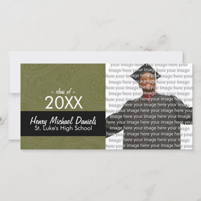 Cartes de Faire-part photo élégantes (Devant)