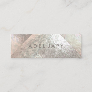 Cartes de faux papier d'aluminium argenté PixDezin
