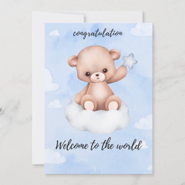 cartes de félicitations de naissance (Devant)