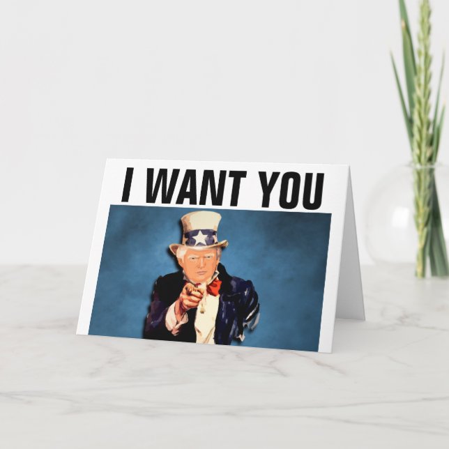 CARTES DE FÉLICITATIONS MARIAGES DONALD TRUMP (Devant)