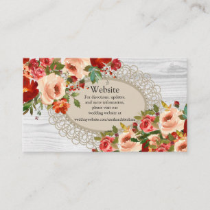 Cartes de fermeture du site Web mariage