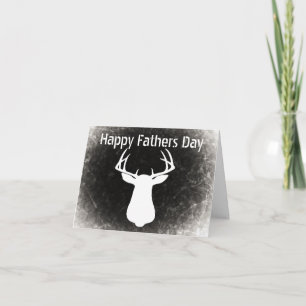 Cartes de fête des pères de chasse de cerfs
