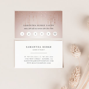 Cartes de fidélité Blush Rain