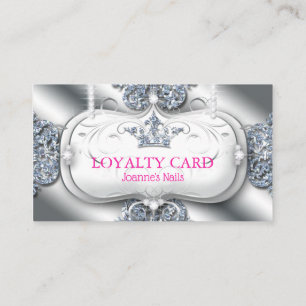 Cartes de fidélité Diamants Parties scintillant 