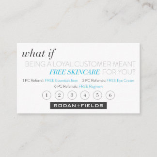 Cartes De Fidélité Rodan Et Fields