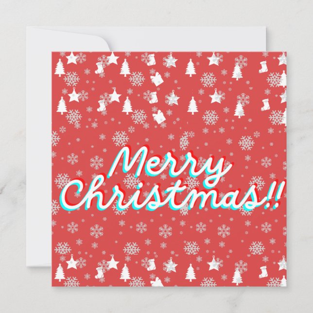Cartes de fin de année de Noël de la collection Kr (Devant)
