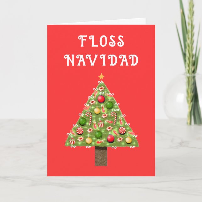 Cartes de fin de année de Noël des dentistes (Devant)