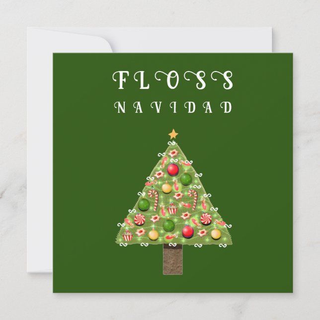 Cartes de fin de année de Noël des dentistes (Devant)