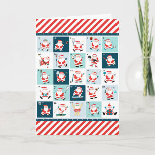 Cartes de fin de année de Noël du sport