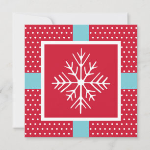 Cartes de fin de année de snowflake