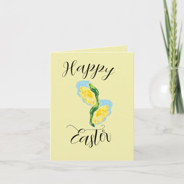 Cartes de fin de année : Salutations de Pâques (Devant)