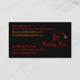 Cartes de flambage du feu D2